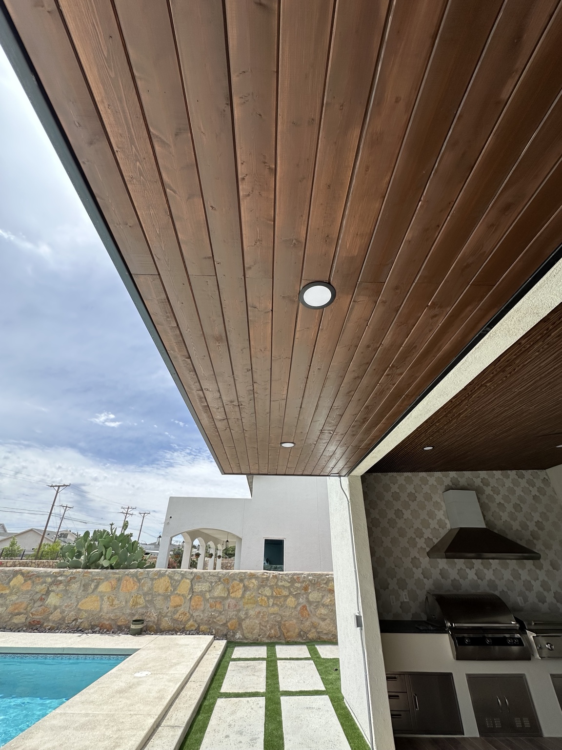 Tongue and groove ceiling