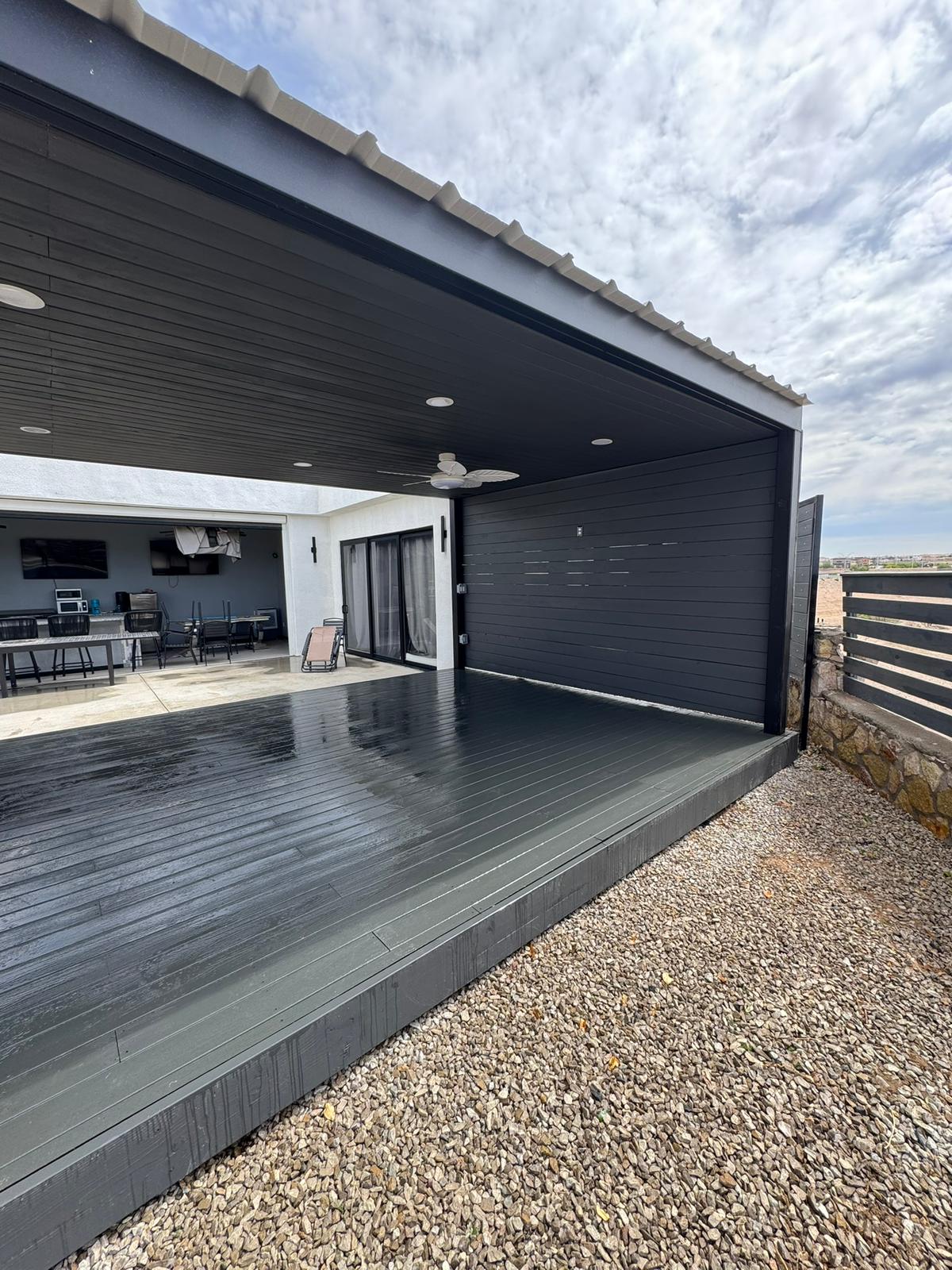 Covered deck